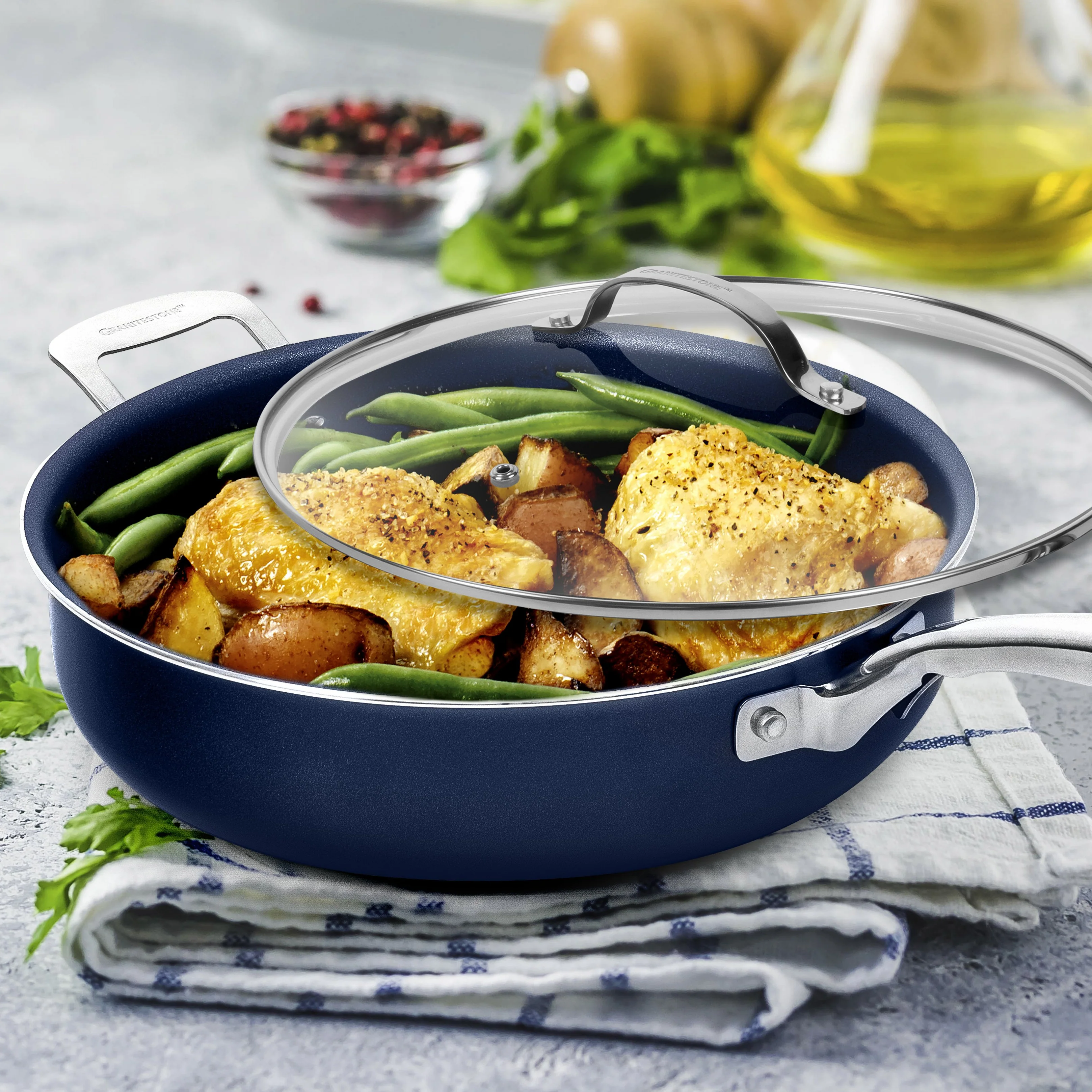 Granitestone All Day Sauté Pan- 5.5 qt - Image 9