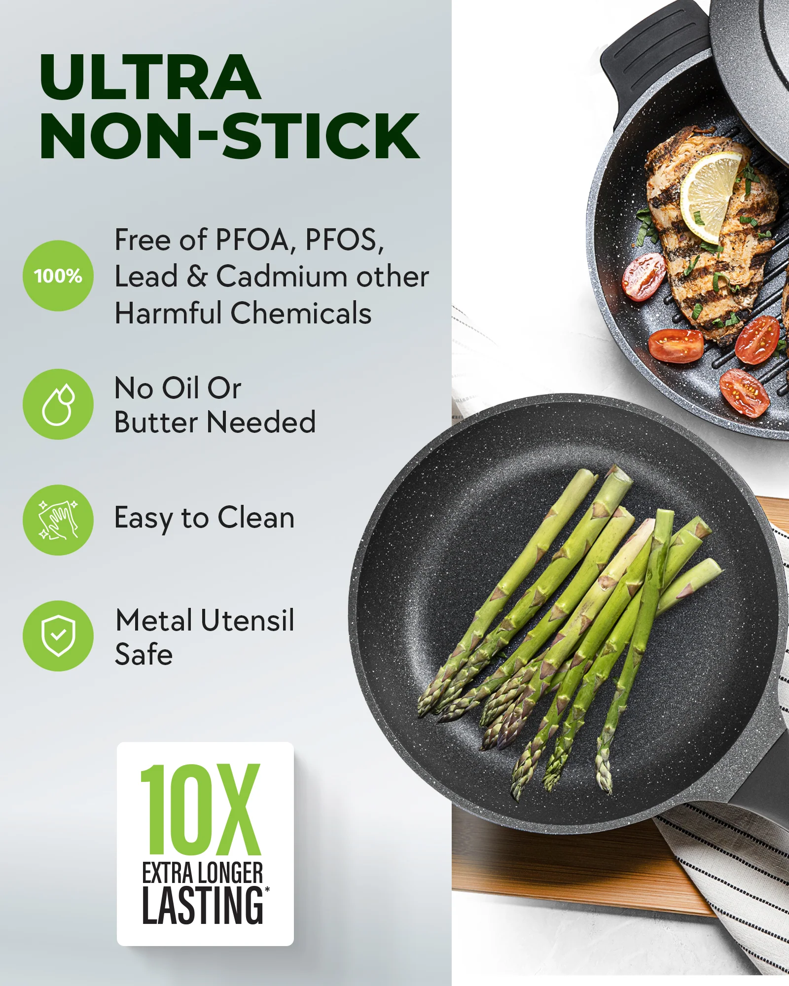 Granitestone 6-Piece Nesting Cookware Set - Image 4
