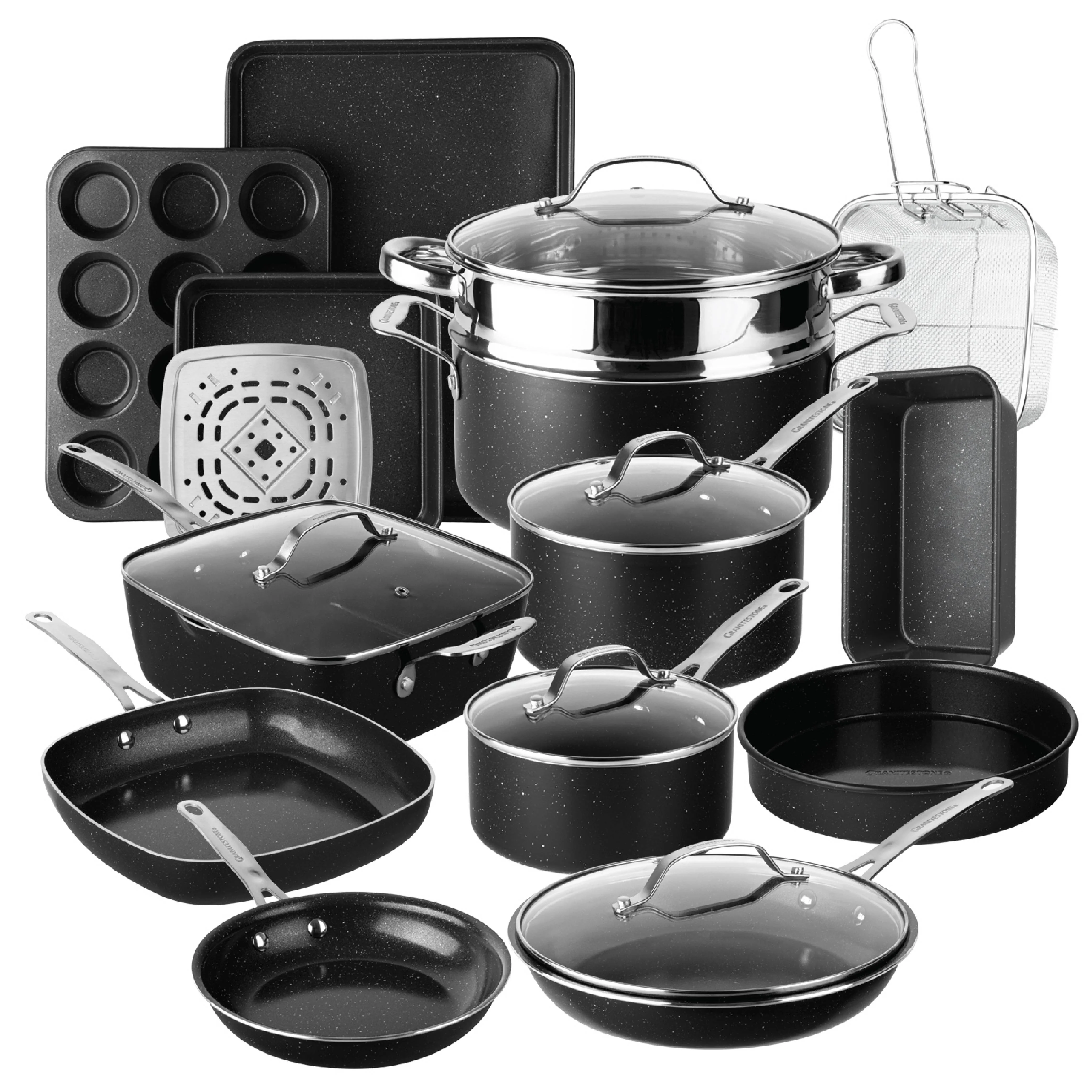 Granitestone Desert Collection 20 Piece Set with Utensils & Protectors - Image 10