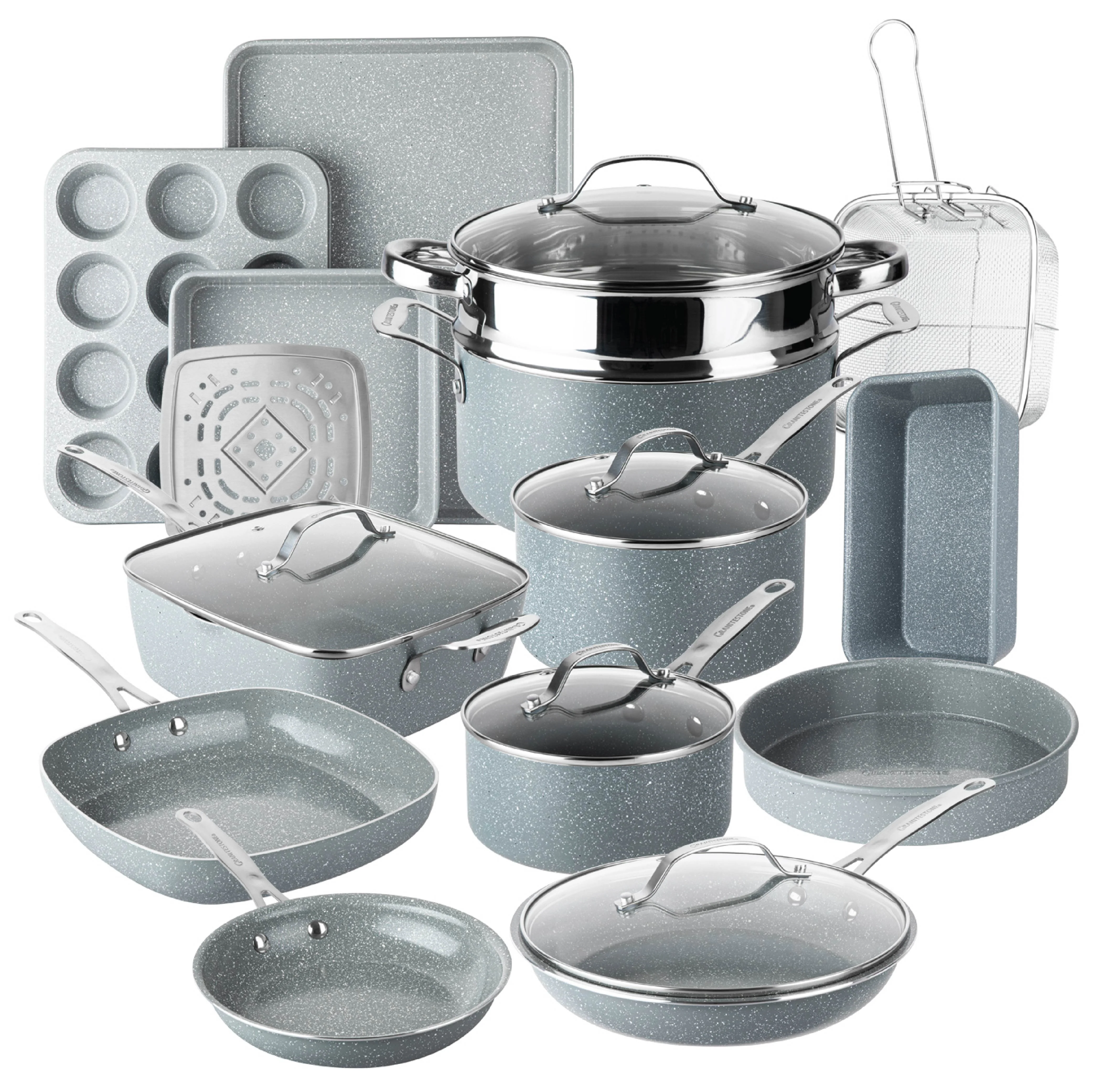 Granitestone Desert Collection 20 Piece Set with Utensils & Protectors - Image 9