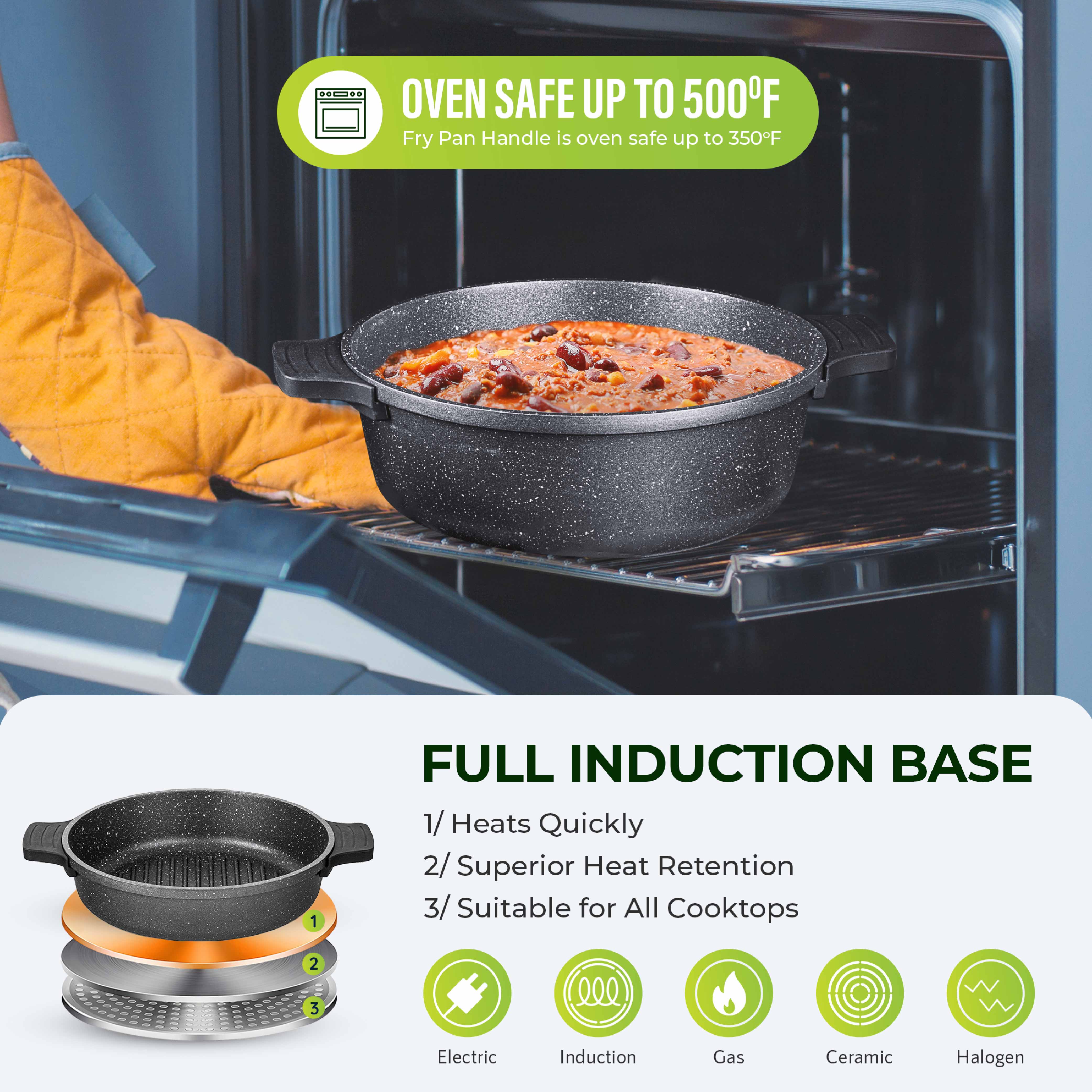 Granitestone 8-Piece Nesting Cookware Set - Image 15