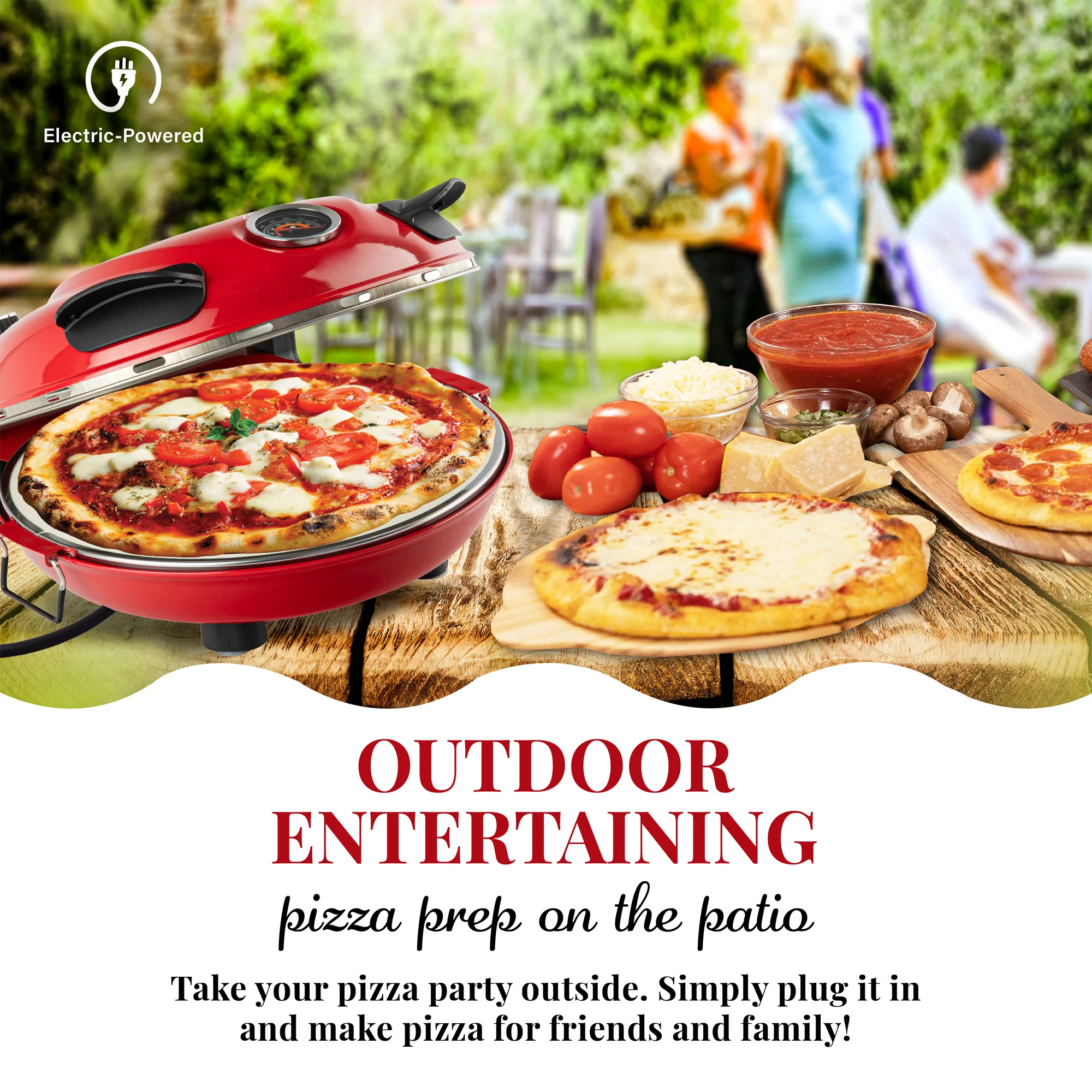 Granitestone Piezano Countertop Pizza Oven Bundle with Carrying Case - Image 6