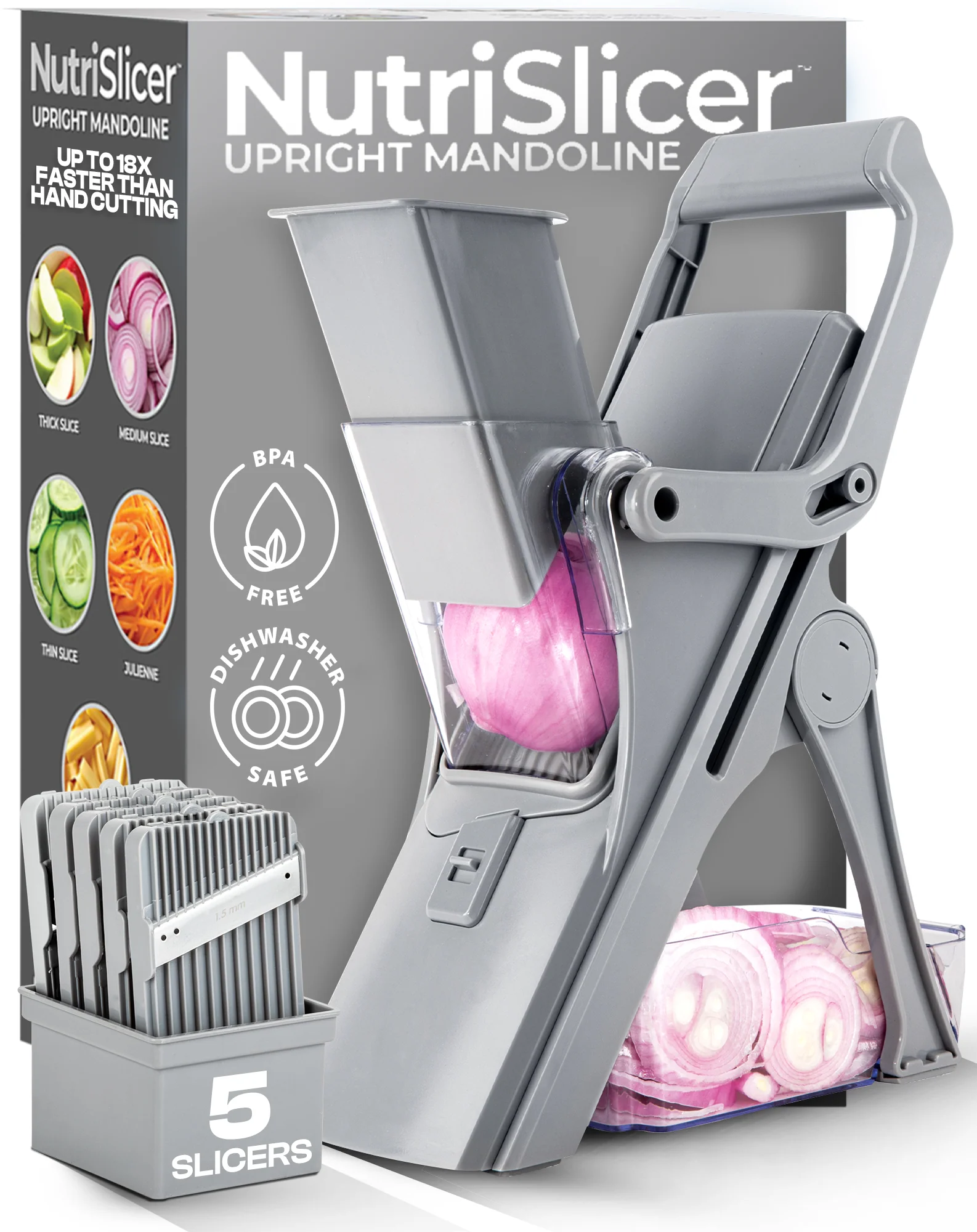 Pastel Collection NutriSlicer Upright Mandoline - Image 4
