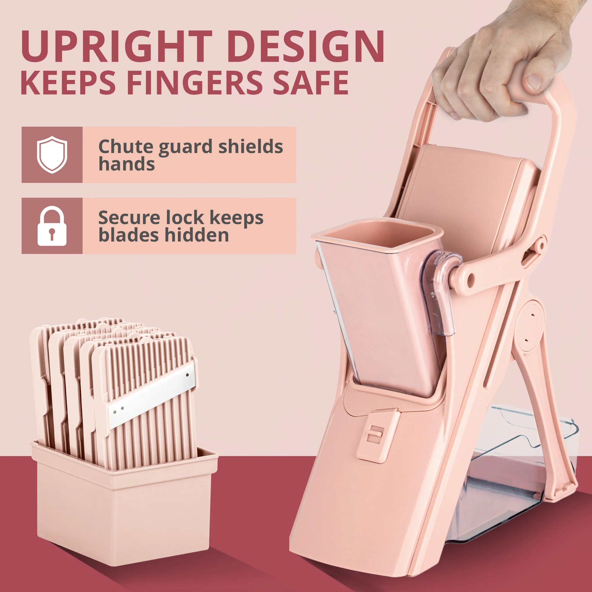 Pastel Collection NutriSlicer Upright Mandoline - Image 6
