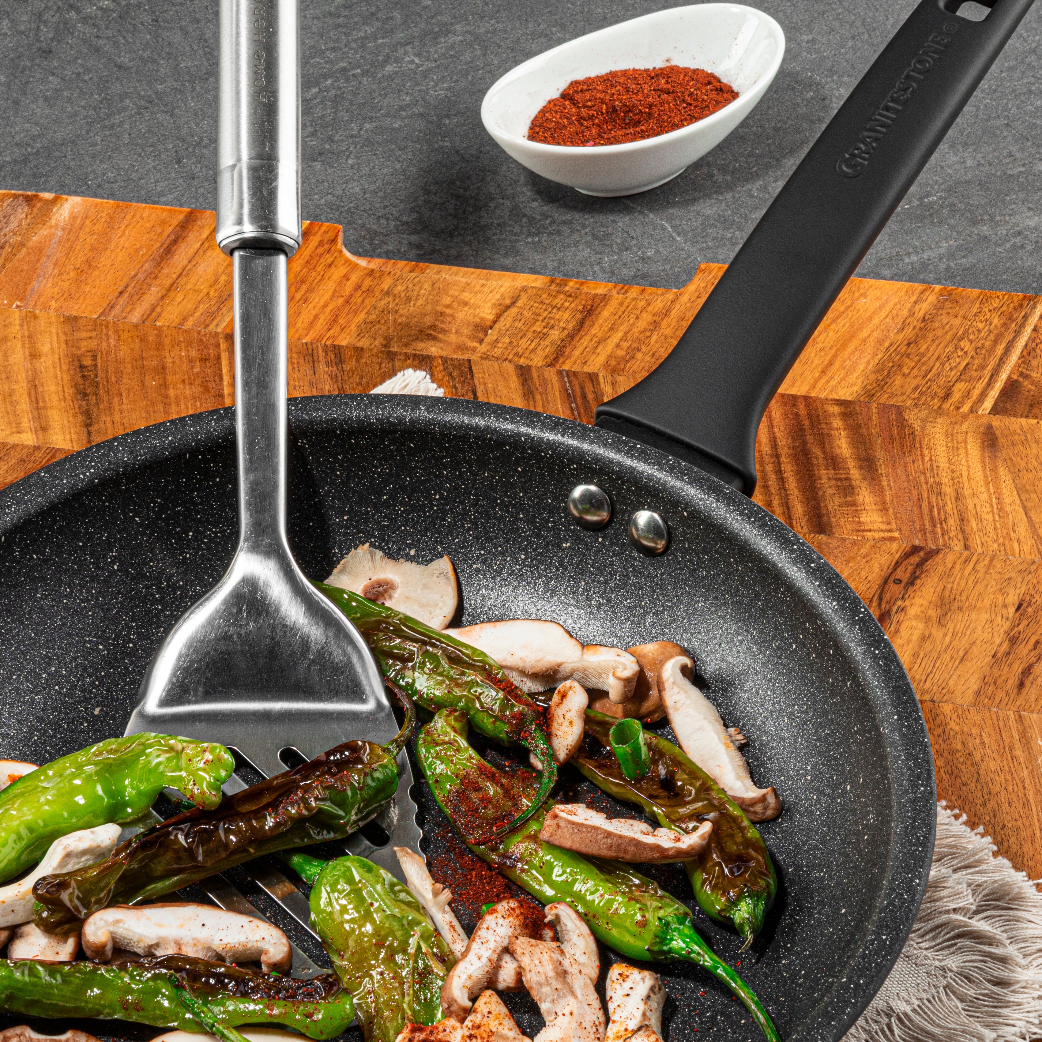 Granitestone 10-Piece Pro Premiere Hard Anodized Stovetop Set with Easy Grip Handles - Image 15
