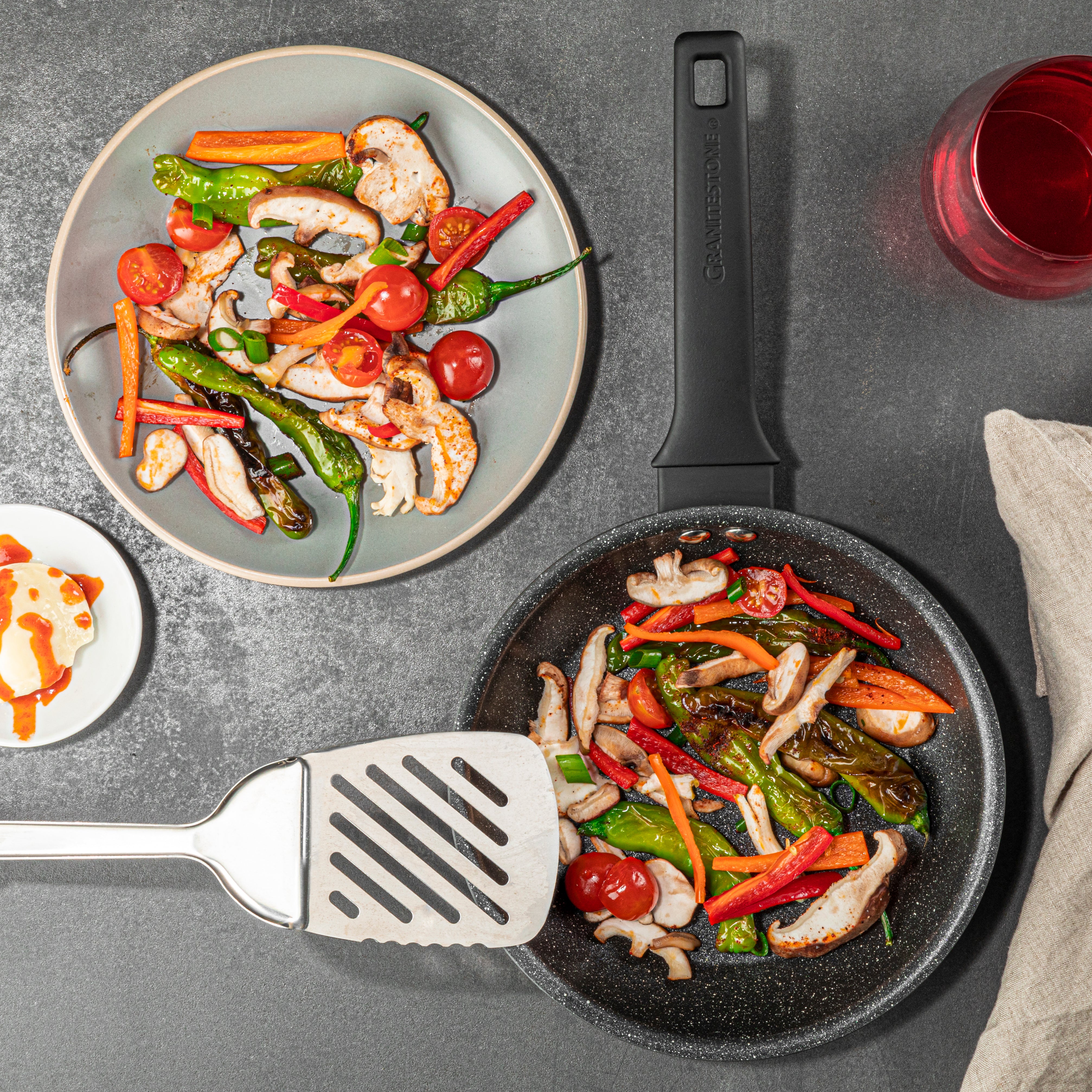 Granitestone 10-Piece Pro Premiere Hard Anodized Stovetop Set with Easy Grip Handles - Image 16