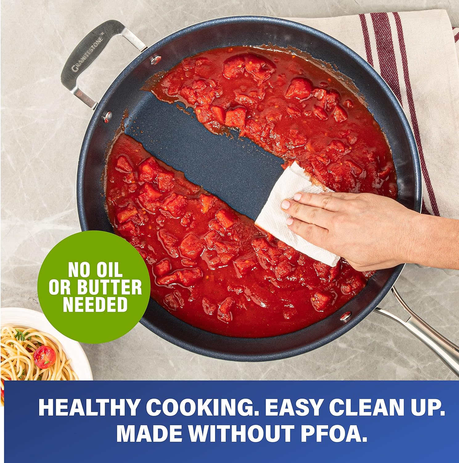 Granitestone - The Family Pan - 14" Extra Large Skillet - Image 5